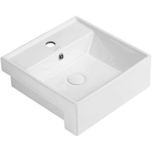 Раковина Abber Rechteck 41 AC2208 Белая фаянс накладная
