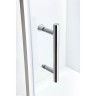 Душевой уголок Black&White Stellar Wind S102 100х100 1021010 профиль Серебристый хром стекло прозрачное
