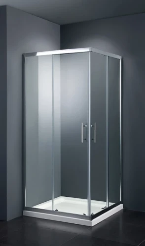 Душевой уголок Black&White Stellar Wind S102 100х100 1021010 профиль Серебристый хром стекло прозрачное