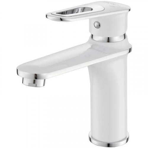 Смеситель для раковины Savol S-600601AW цвет Белый Хром