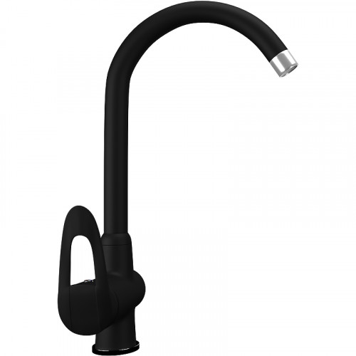 Смеситель для кухни Ulgran Quartz UQ-006-07 Уголь латунь