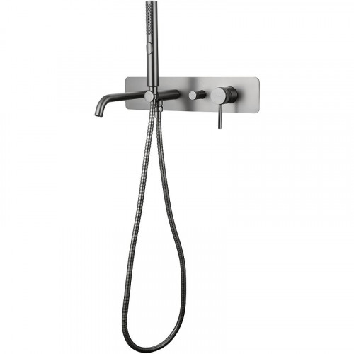 Смеситель для ванны Allen Brau Priority 5.31A05-MG Графит брашированный латунь встраиваемый