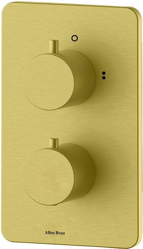 Смеситель для душа Allen Brau Priority 5.3U123-GB с термостатом цвет Золото