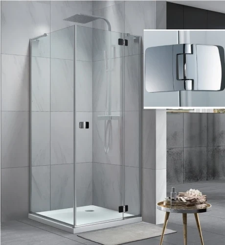 Душевой уголок Koller Pool Neon 90X90 N90KС профиль Хром стекло прозрачное