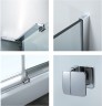 Душевой уголок Koller Pool Neon 90X90 N90KС профиль Хром стекло прозрачное
