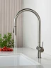 Смеситель для кухни AQUAme Cucina AQM9901BN цвет Никель шлифованный