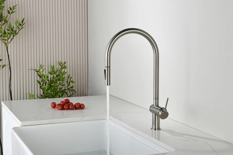 Смеситель для кухни AQUAme Cucina AQM9901BN цвет Никель шлифованный