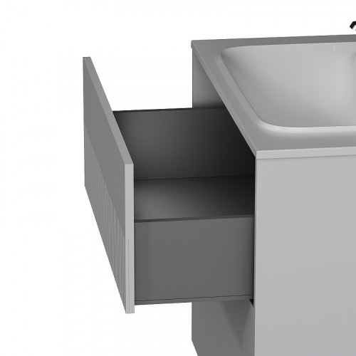 Тумба под раковину AM.PM Func 80 M8FFUX0802WM подвесная Белая матовая МДФ / ЛДСП