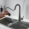 Смеситель для кухни Shevanik S363T цвет Оружейная сталь