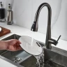 Смеситель для кухни Shevanik S363T цвет Оружейная сталь