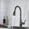 Смеситель для кухни Shevanik S363T цвет Оружейная сталь
