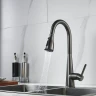 Смеситель для кухни Shevanik S363T цвет Оружейная сталь