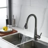 Смеситель для кухни Shevanik S363T цвет Оружейная сталь
