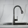 Смеситель для кухни Shevanik S363T цвет Оружейная сталь