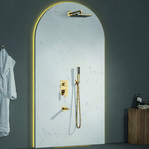 Душевая система Teska Ciera Pro AS3370 Золото