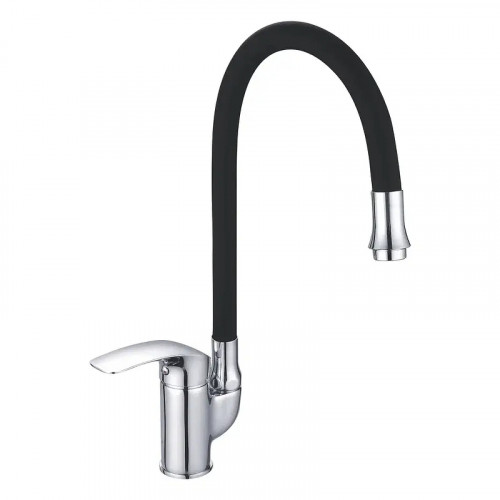 Смеситель для кухни Shevanik S5543-3 цвет Хром Черный