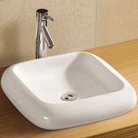 Раковина-чаша WeltWasser Elbach 3061 46 10000003867 Белый глянец фаянс накладная
