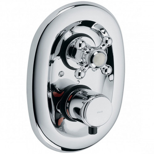 Смеситель для душа Kludi Adlon 517200520 с термостатом Хром латунь встраиваемый