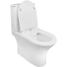 Унитаз компакт Azario Fretta Round AZ-1038A с бачком и сиденьем Микролифт фаянс напольный