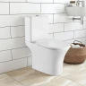Унитаз компакт Azario Fretta Round AZ-1038A с бачком и сиденьем Микролифт фаянс напольный