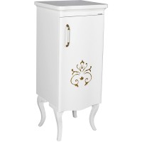 Тумба Creavit Antik 50 AN2115.02.BB Белая с декором МДФ / ЛДСП, массив дерева