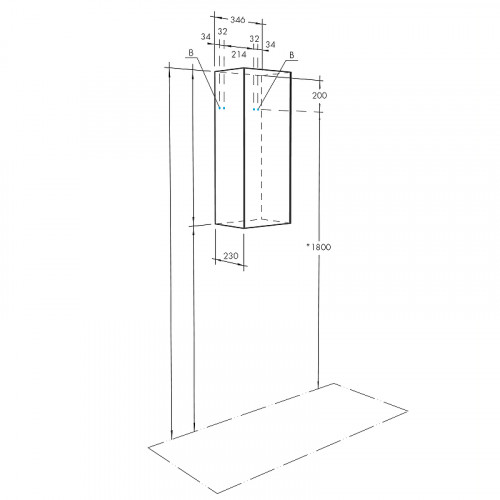 Подвесной шкаф Aquaton Асти 35 1A262903AX2B0 Белый МДФ / ЛДСП