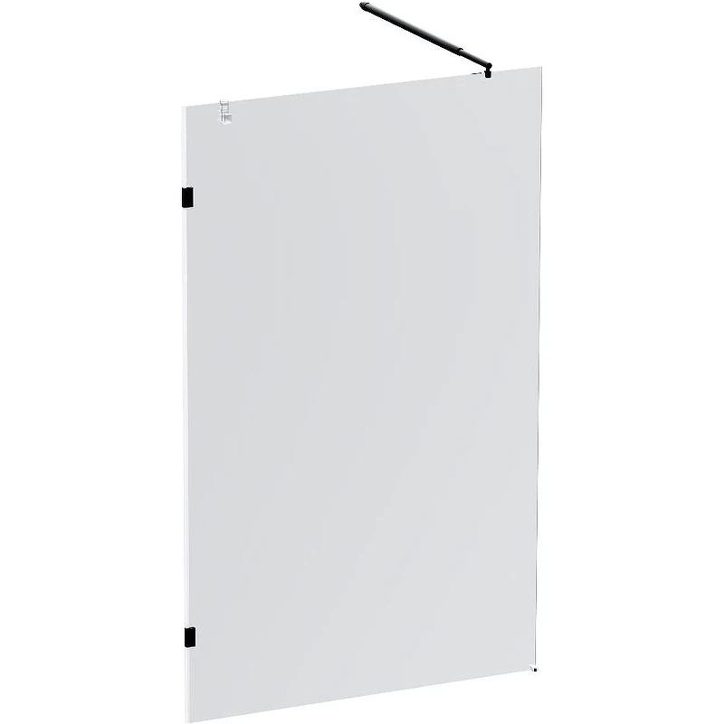 Душевая перегородка AM.PM X-Joy 120 W94WI-120-F1-BTE профиль Черный стекло прозрачное