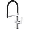 Смеситель для кухни Haiba HB76816 Хром Черный латунь