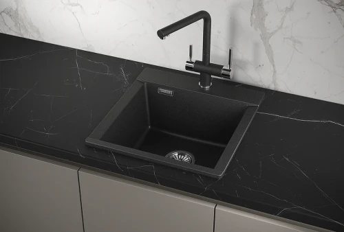 Кухонная мойка Granula Estetica 47 4701 цвет Черный