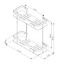 Полка корзина AM.PM Sense L A7453200 Хром