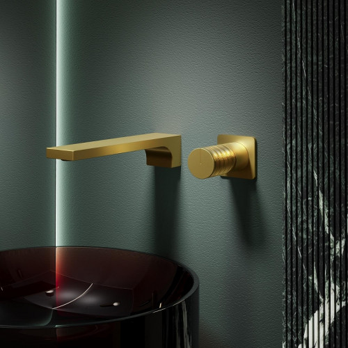 Смеситель для раковины Vincea Domus VBFW-5DM01BG цвет Брашированное золото