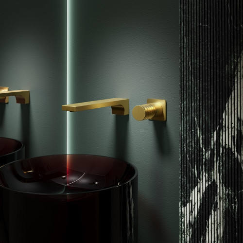 Смеситель для раковины Vincea Domus VBFW-5DM01BG цвет Брашированное золото