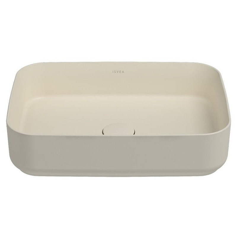 Раковина накладная Isvea Infinity 50 10NF65050-2K Слоновая кость матовая