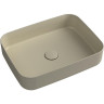 Раковина накладная Isvea Infinity 50 10NF65050-2K Слоновая кость матовая