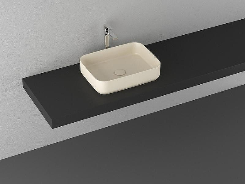 Раковина накладная Isvea Infinity 50 10NF65050-2K Слоновая кость матовая