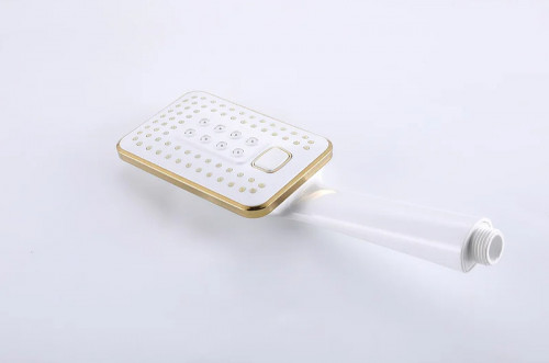 Смеситель для ванны Lemark Mista LM6414WG Золото Белый латунь на стену