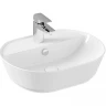 Раковина Vitra Geo 55 7428B003-0001 Белая фарфор накладная