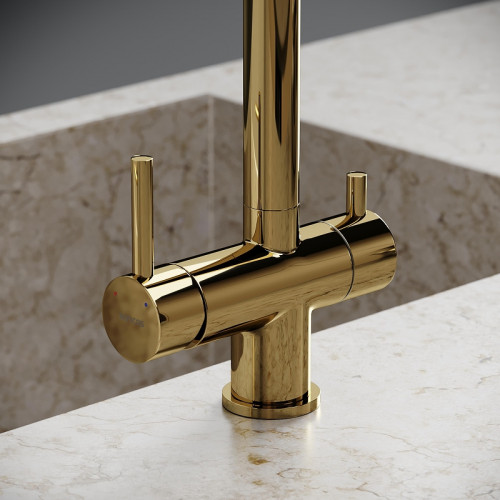 Смеситель для кухни Sancos Foster SC4014ZG цвет Полированное золото