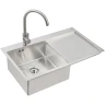 Кухонная мойка Alveus Quarto 30 BRS-90 780x480 1124384 Брашированная сталь нержавеющая сталь встраиваемый