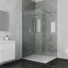 Душевая перегородка Ambassador Walk-in 90х200 15031101 профиль Хром стекло прозрачное