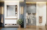 Душевая перегородка Ambassador Walk-in 90х200 15031101 профиль Хром стекло прозрачное