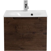 Тумба под раковину BelBagno Etna 60 ETNA-600-1C-SO-RW-P подвесная Rovere Moro МДФ / ЛДСП