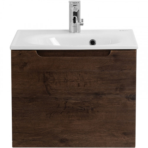 Тумба под раковину BelBagno Etna 60 ETNA-600-1C-SO-RW-P подвесная Rovere Moro МДФ / ЛДСП