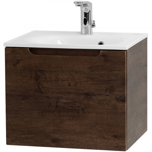 Тумба под раковину BelBagno Etna 60 ETNA-600-1C-SO-RW-P подвесная Rovere Moro МДФ / ЛДСП