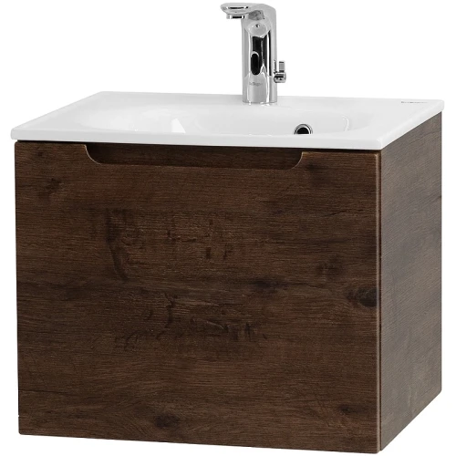 Тумба под раковину BelBagno Etna 60 ETNA-600-1C-SO-RW-P подвесная Rovere Moro МДФ / ЛДСП
