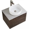 Тумба под раковину BelBagno Etna 60 ETNA-600-1C-SO-RW-P подвесная Rovere Moro МДФ / ЛДСП