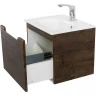 Тумба под раковину BelBagno Etna 60 ETNA-600-1C-SO-RW-P подвесная Rovere Moro МДФ / ЛДСП