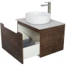 Тумба под раковину BelBagno Etna 60 ETNA-600-1C-SO-RW-P подвесная Rovere Moro МДФ / ЛДСП