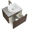 Тумба под раковину BelBagno Etna 60 ETNA-600-1C-SO-RW-P подвесная Rovere Moro МДФ / ЛДСП