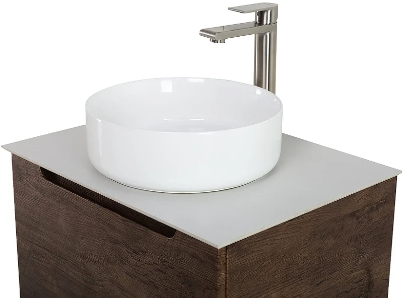 Тумба под раковину BelBagno Etna 60 ETNA-600-1C-SO-RW-P подвесная Rovere Moro МДФ / ЛДСП
